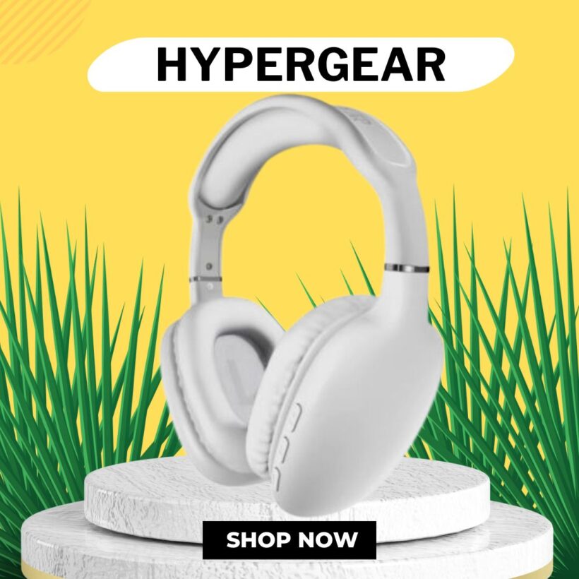 HyperGear Headphones Bluetooth Vibe Over The Ear