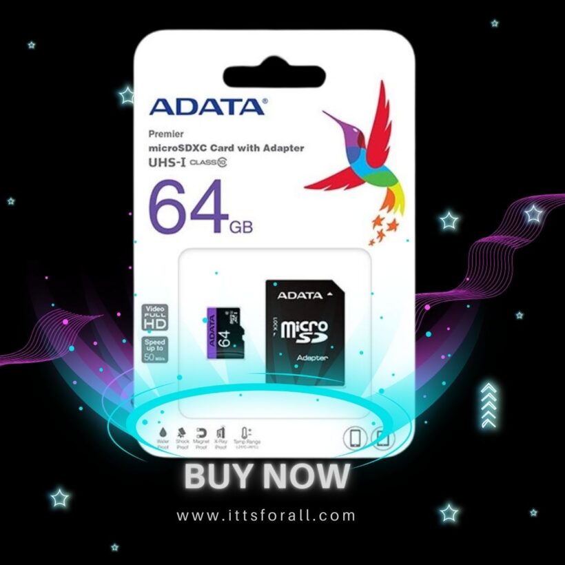 ADATA 64GB Premier microSDHC/SDXC UHS-I Class 10